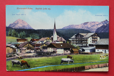 Postcard PC Seefeld / 1915